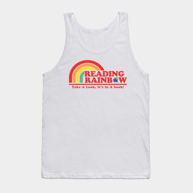 Reading Rainbow - Retro Tank Top by Real Pendy